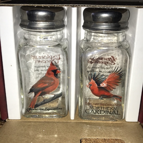 Cardinal Salt Pepper Shaker Set New In Box - Picture 1 of 9
